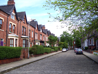 Street with houses